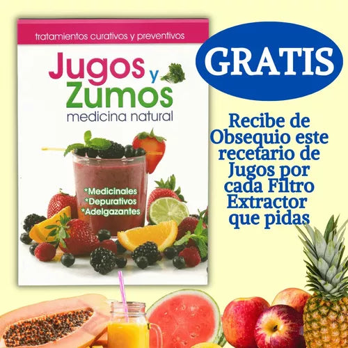 Filtro Mágico Standar Para Licuadora - Gratis Libro De Jugos