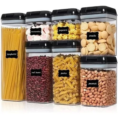 Frascos Hermeticos Para Alimentos 7 Piezas