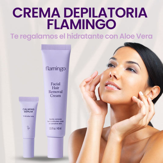 Crema Depilatoria Flamingo – Elimina el bozo en 5 minutos, sin irritación