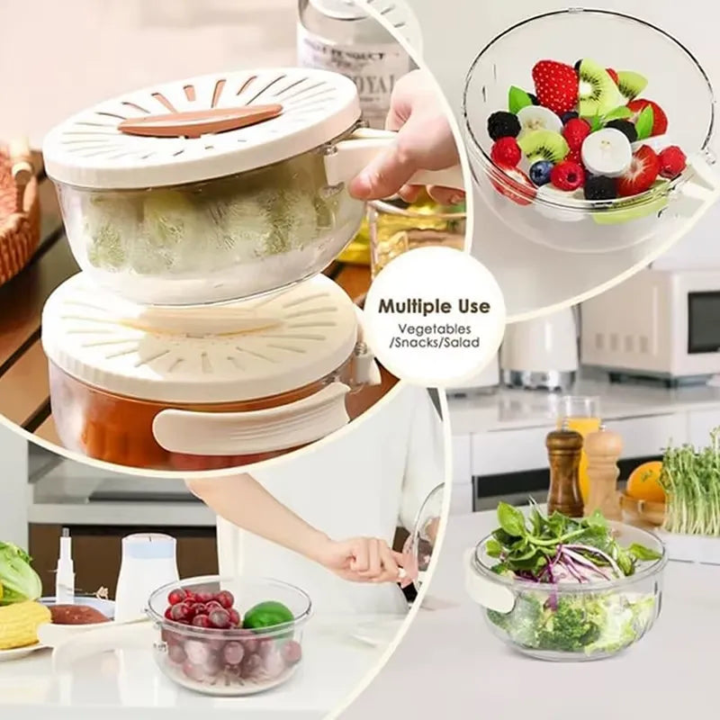 Cesta Escurridora de Frutas y Verduras Frescas