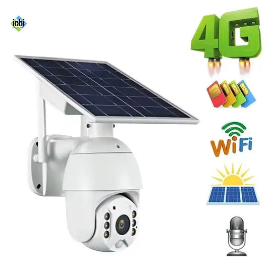 Cámara Exterior Solar Ip Wifi 1080 Profesional HD