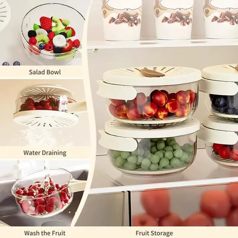 Cesta Escurridora de Frutas y Verduras Frescas