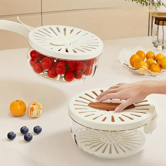 Cesta Escurridora de Frutas y Verduras Frescas