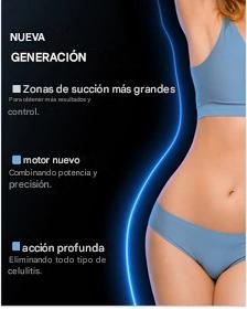 Ventosa eléctrica alisadora anticelulítica