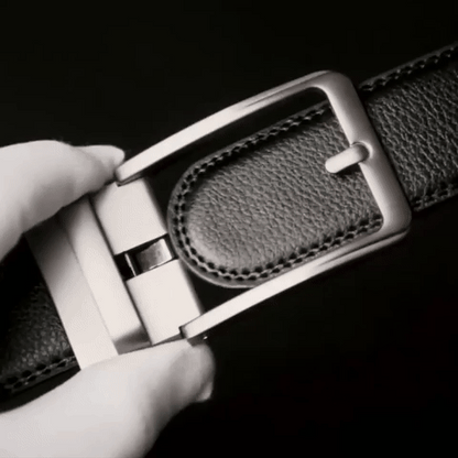 Cinturón de Cuero con Hebilla Automática Monarca Belt®