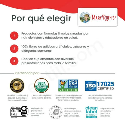 Clorofila Vegana MaryRuth Elimina la Hinchazón abdominal en 7 Días