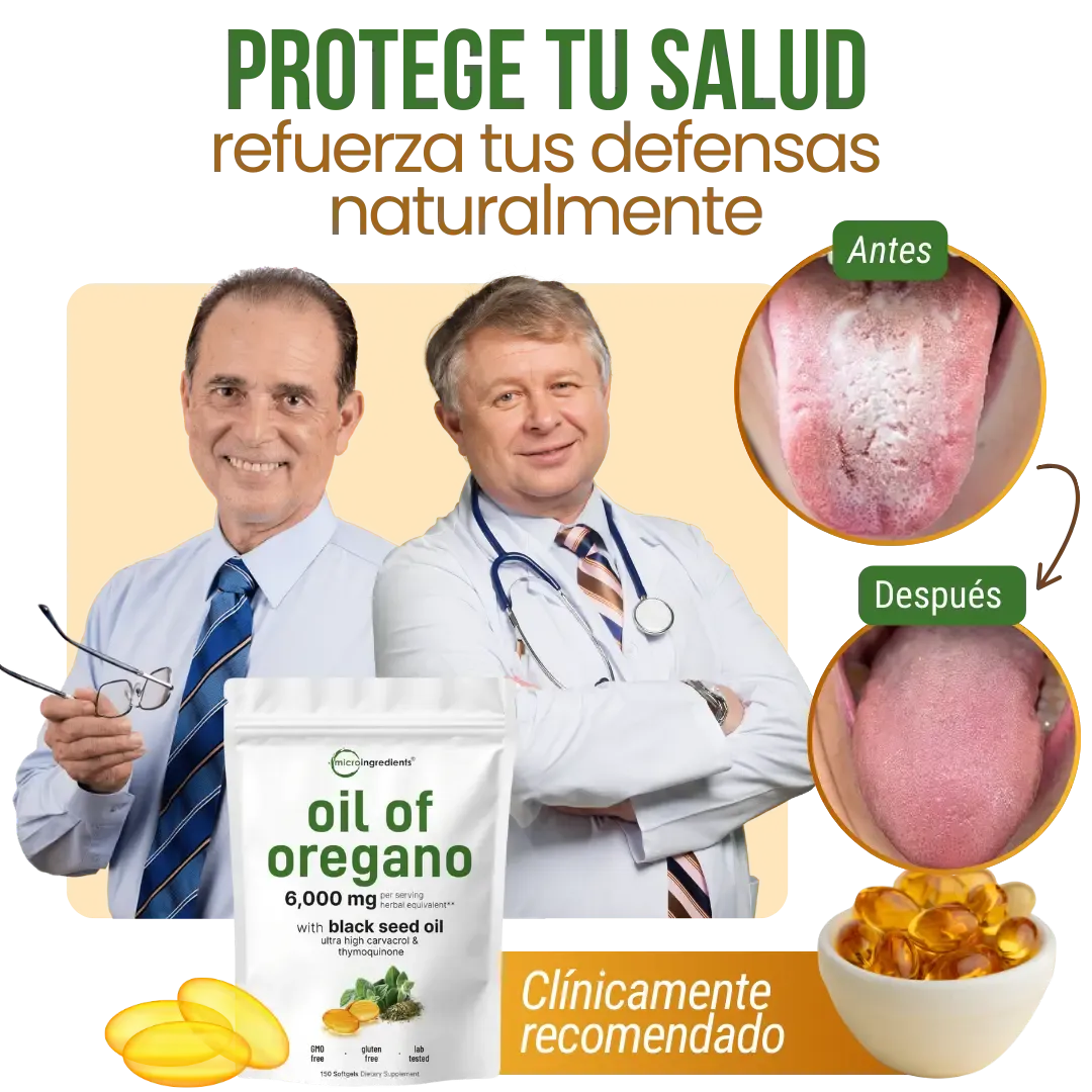Orégano Premium®  escudo contra virus y bacterias.