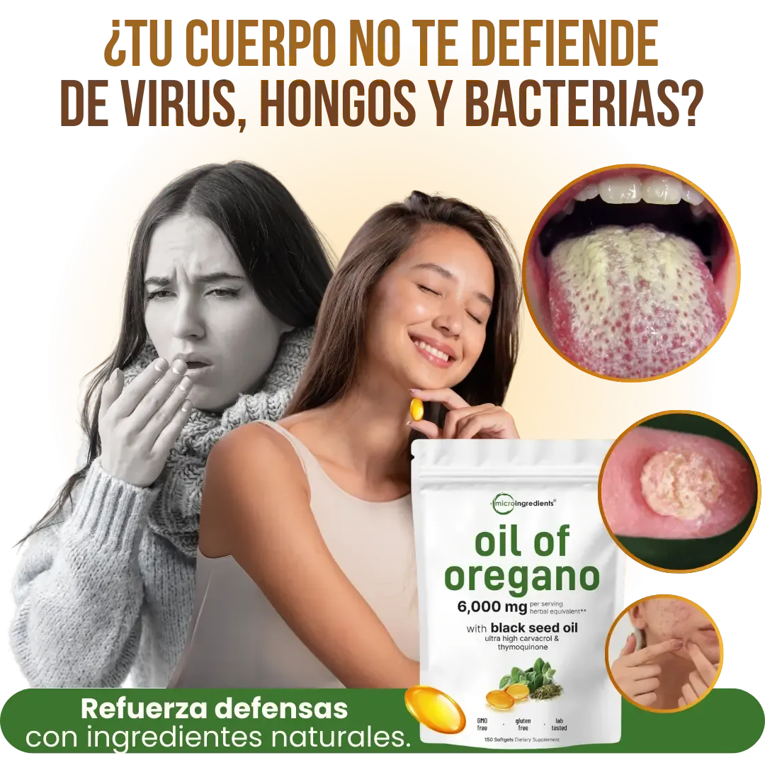 Orégano Premium®  escudo contra virus y bacterias.