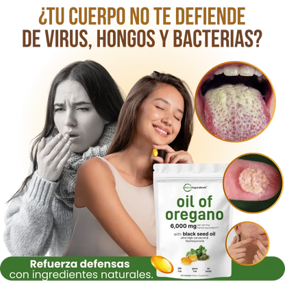 Orégano Premium®  escudo contra virus y bacterias.