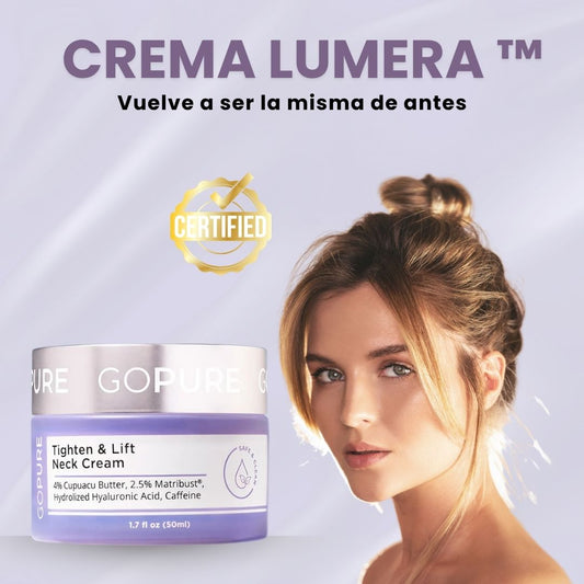 CREMA LUMÉRA™ Reafirma, Alisa y Rejuvenece tu cuello en 28 dias