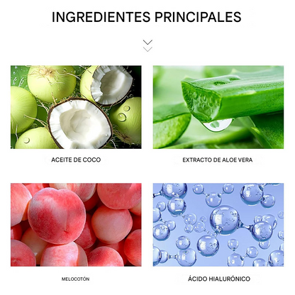 CocoSoft™ 🌴crema depilatoria – Elimina el bozo y vello facial en 8 minutos sin irritar tu piel